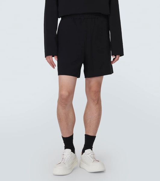 Cotton-blend shorts