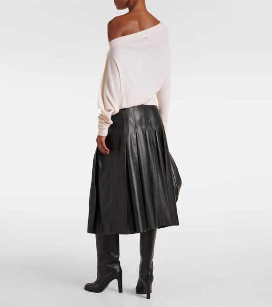 Grainge off-shoulder cashmere sweater