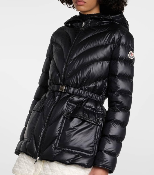 Argenno nylon short down jacket