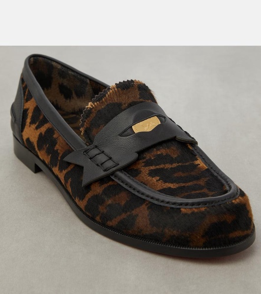 Penny Donna leopard-print loafers