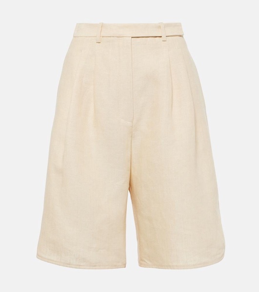 Linen Bermuda shorts