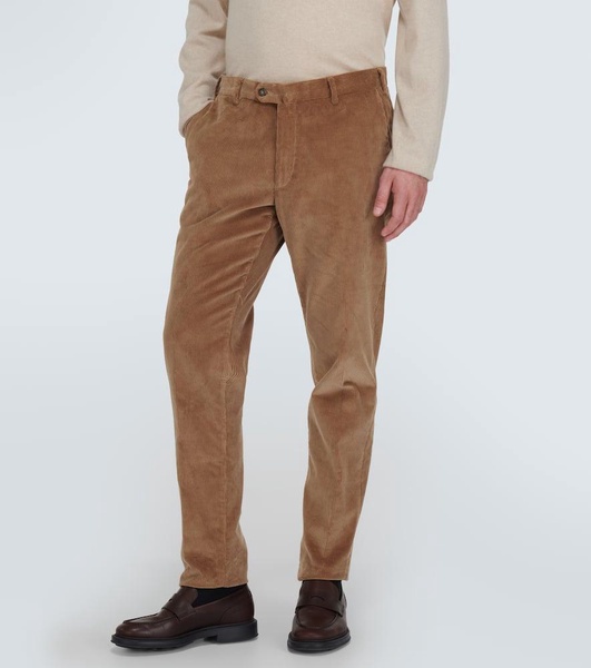 Pantaflat cotton corduroy slim pants