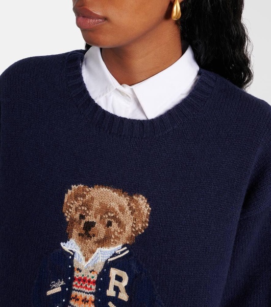 Polo Bear wool and cashmere sweater dress