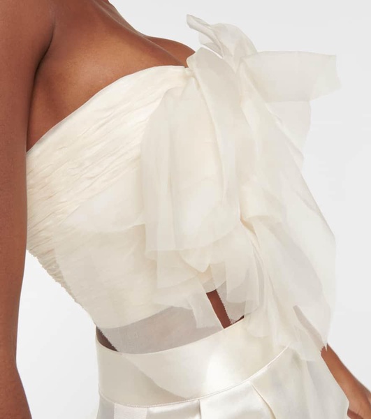 Macie silk organza bustier