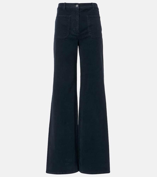 Florence high-rise wide-leg pants