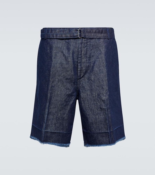 Denim Bermuda shorts