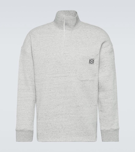 Cotton fleece sweatshirt