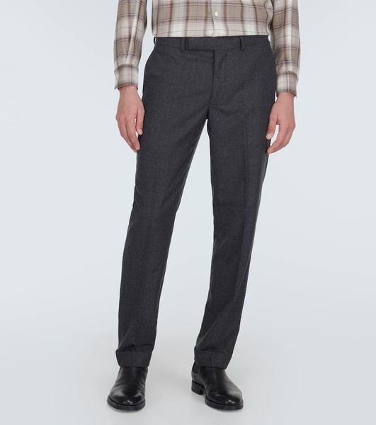 Chester wool-blend slim pants