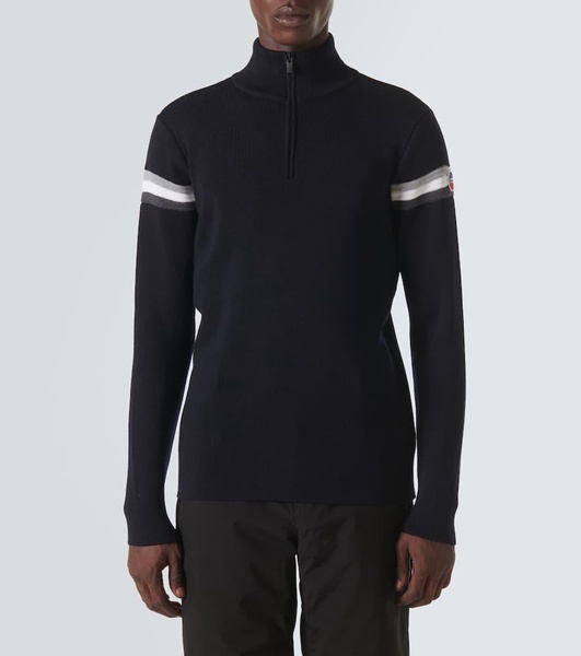 Wengen IV wool half-zip sweater