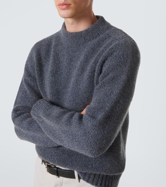 Cashmere mouliné sweater