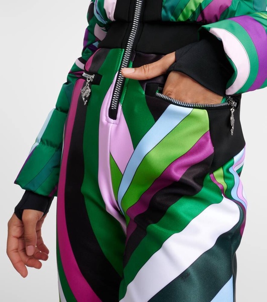 x Fusalp printed ski suit