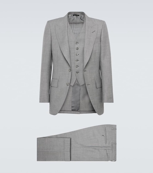 Dyllan wool and silk three-piece suit