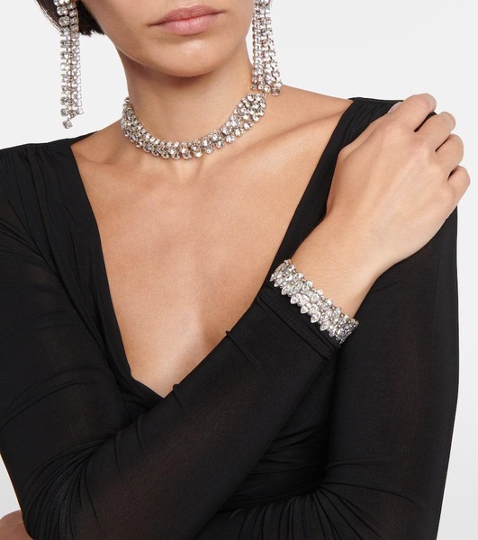 Celenia crystal-embellished cuff bracelet