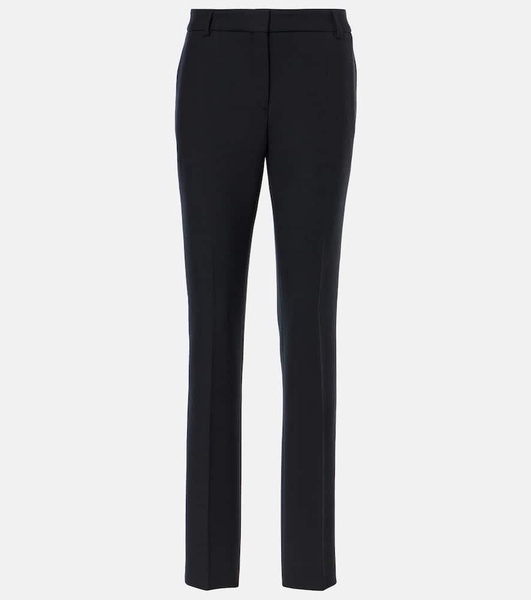 Low-rise slim pants