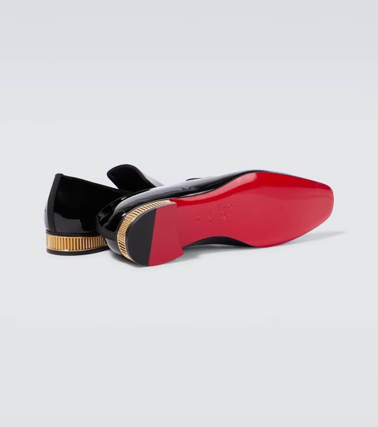 Patent leather loafers