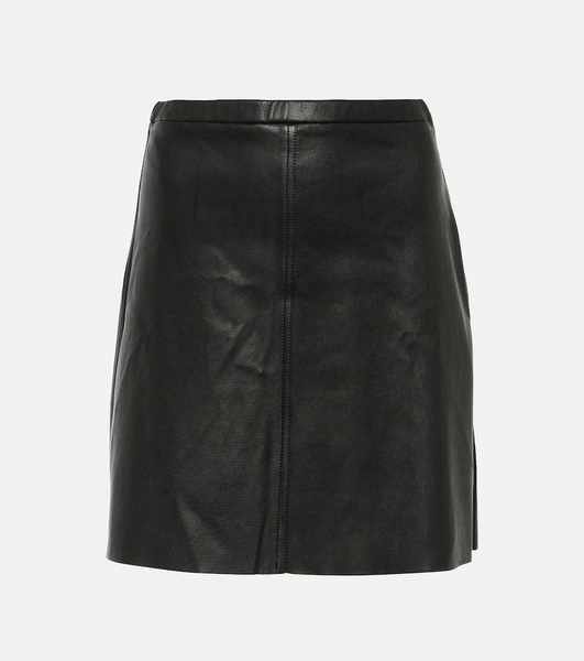 Lucie leather skirt