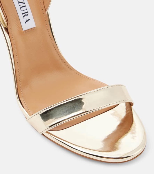 So Nude 105 metallic leather sandals