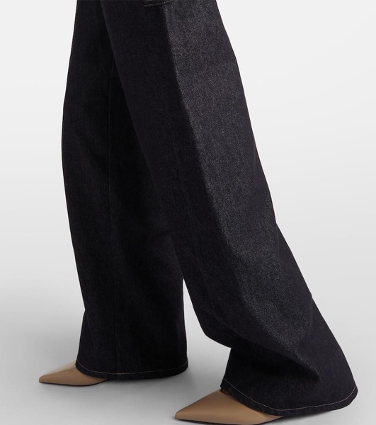 Centro high-rise wide-leg jeans 