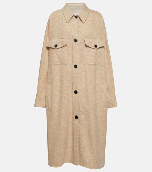 Fontia wool-blend coat