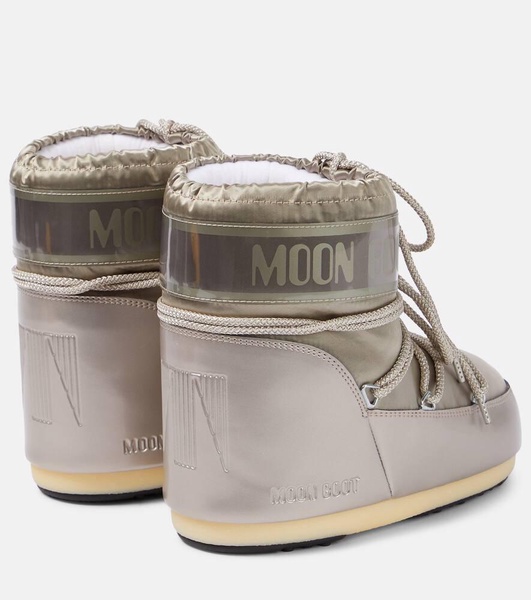 Icon Low Glance satin snow boots