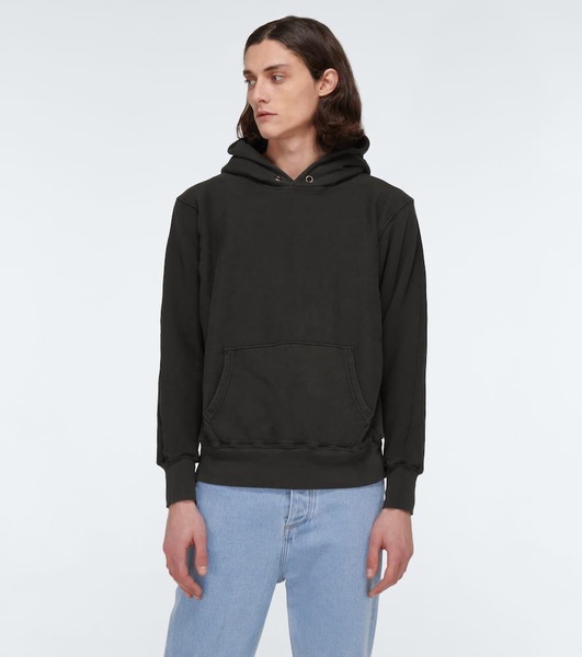 Cropped hooded sweatshirt