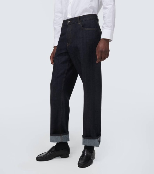 Ross mid-rise straight jeans