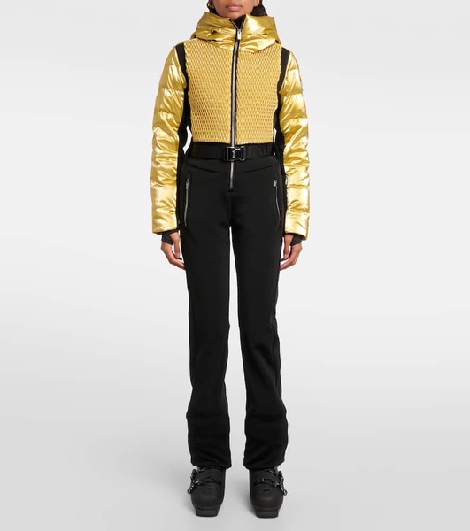 Marie down-paneled ski suit