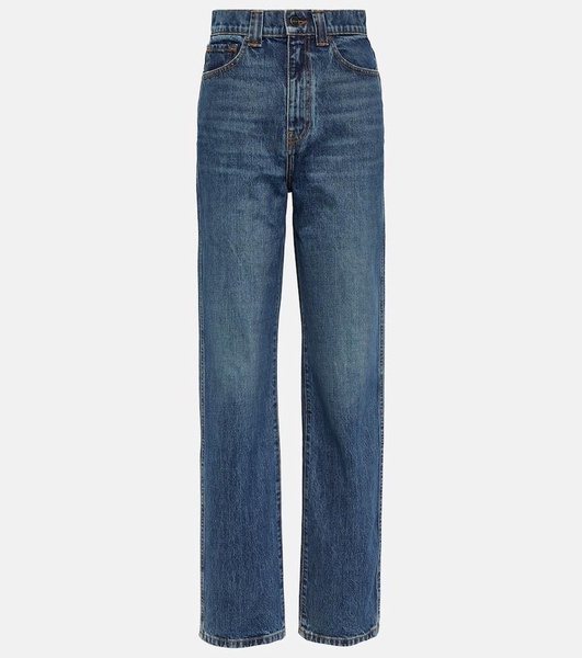 Albi high-rise straight jeans