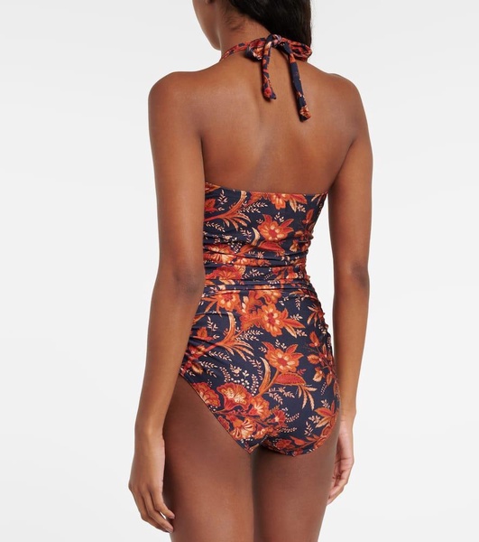 Junie floral-print swimsuit 