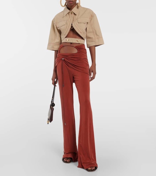 Le Pantalon Espelho flared pants