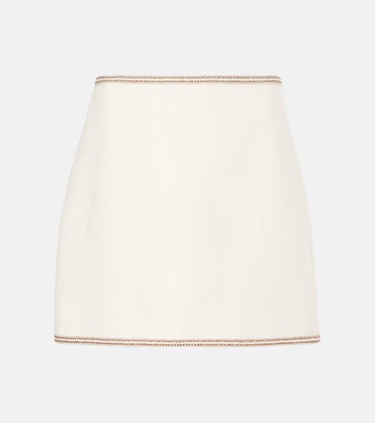 Ohemia wool-blend miniskirt