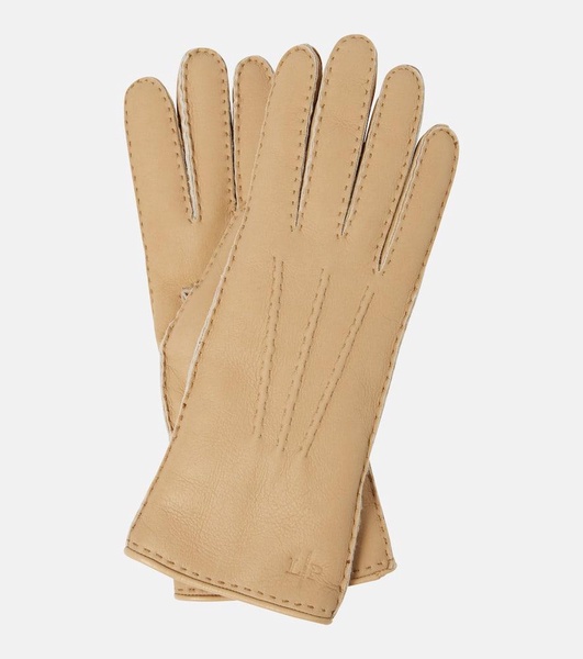 Elide shearling-lined leather gloves