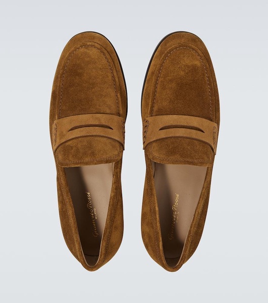 George suede penny loafers