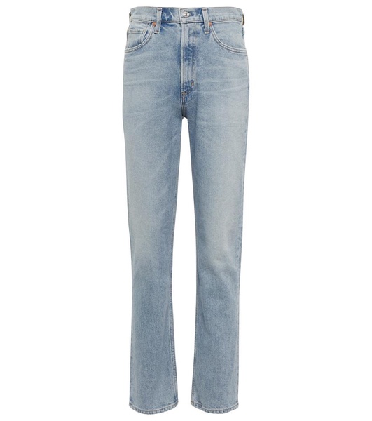 Daphne high-rise straight jeans