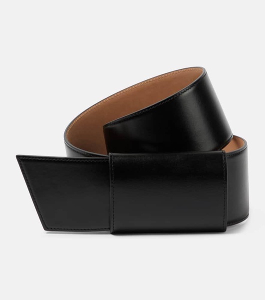 Knot leather belt