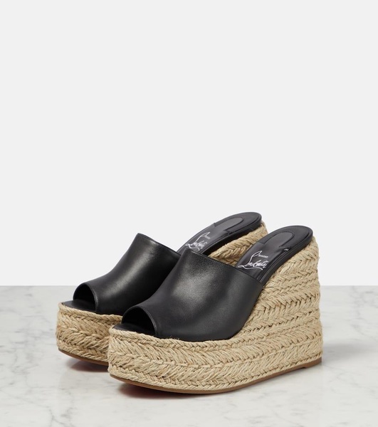 Ariella Zeppa leather espadrille sandals