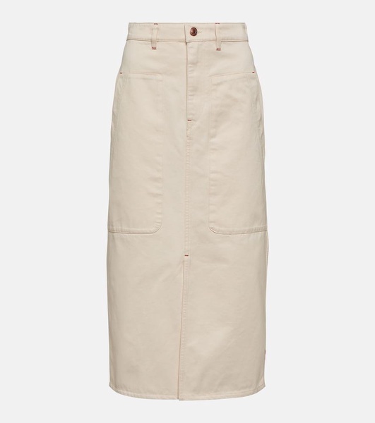 Flozia cotton midi skirt