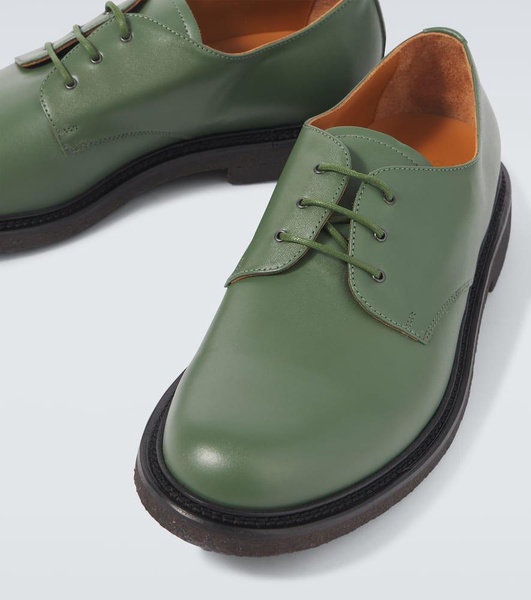 Officers leather Derby shoes