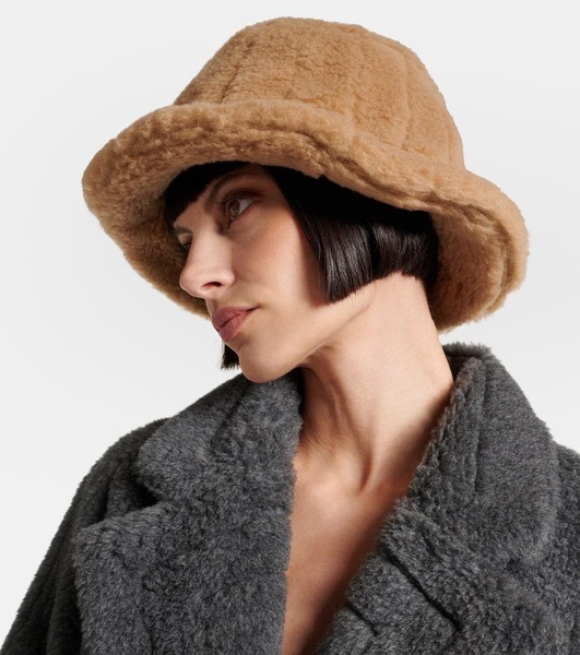 Moreau wool, silk, and cashmere bucket hat