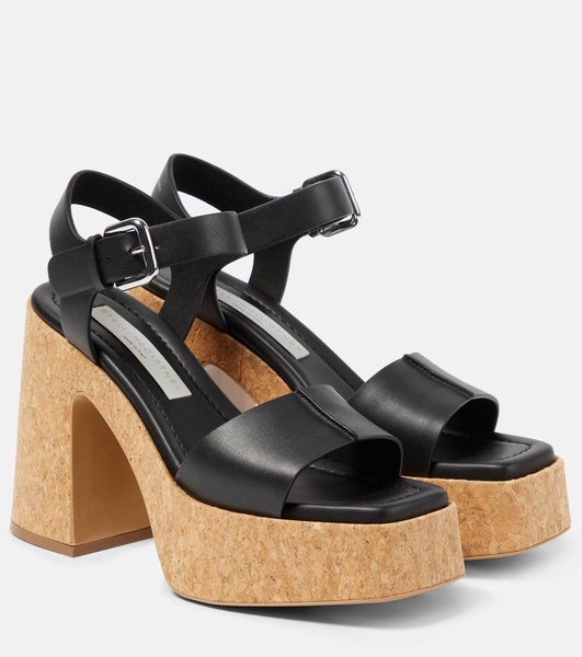 Skyla faux leather platform sandals