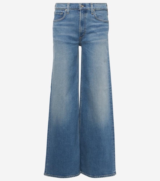 Loli mid-rise wide-leg jeans