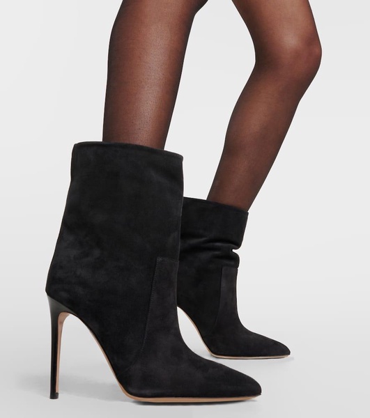 105 leather ankle boots