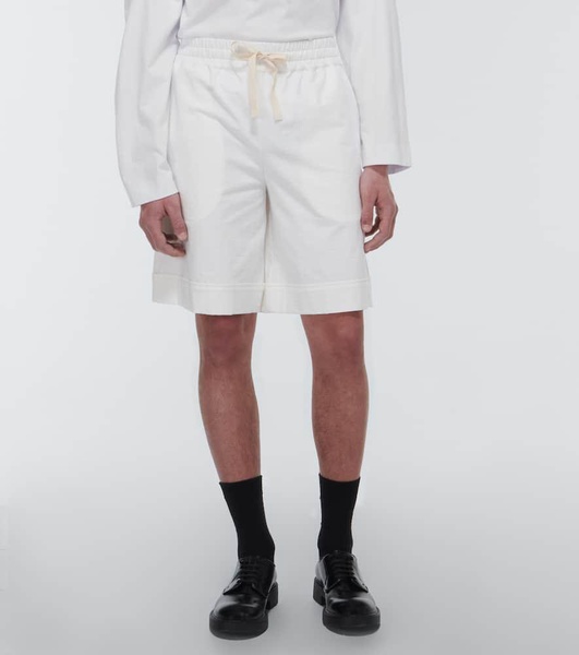 Cotton-blend shorts