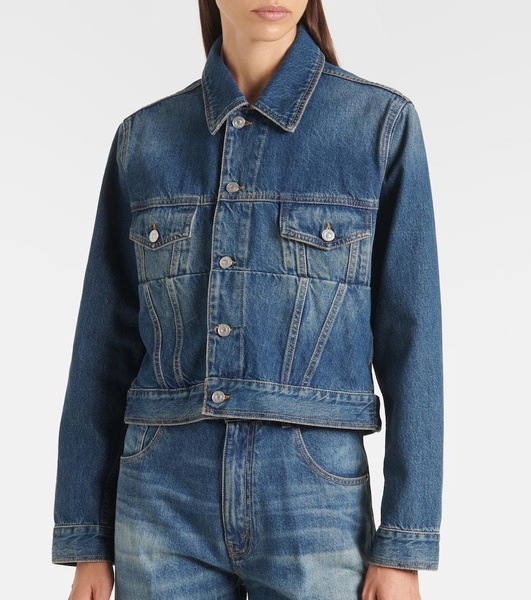 Cropped denim jacket