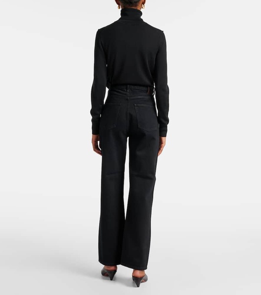 Sade high-rise straight jeans