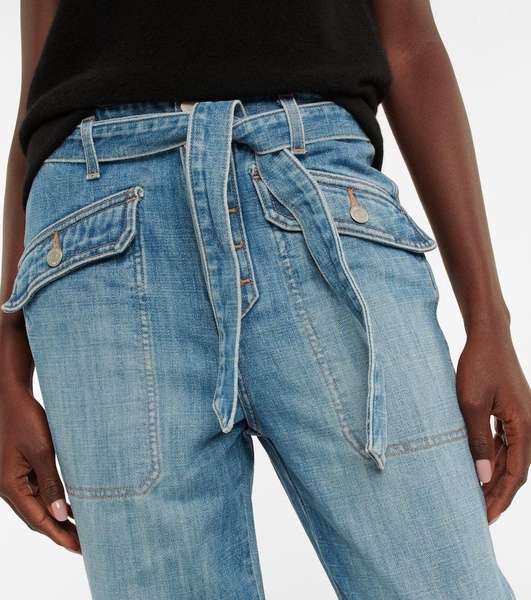 Rinley high-rise cropped jeans