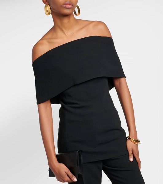 Black Off-The-Shoulder Top