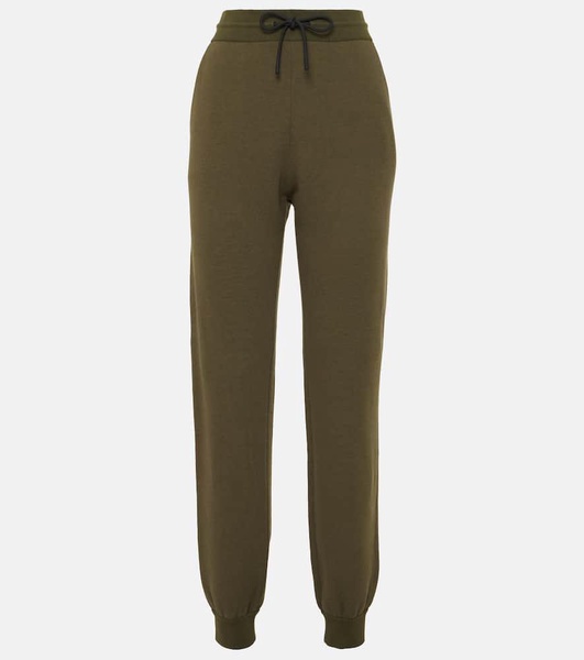 Cotton and cashmere sweatpants