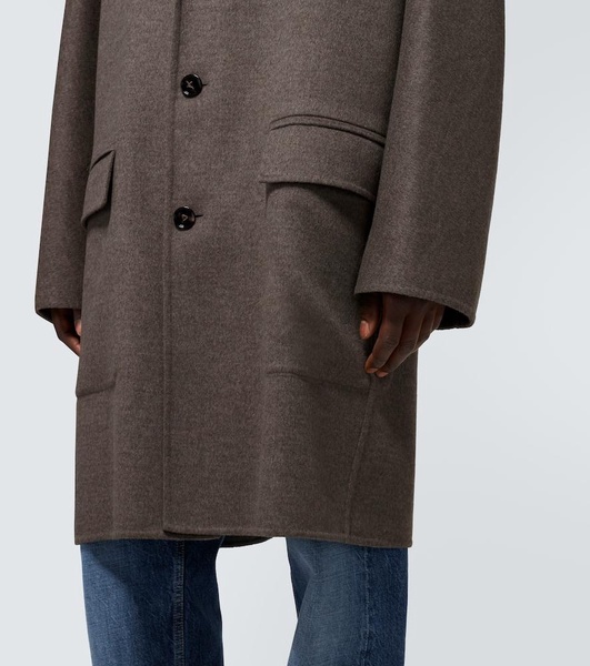 Wool and cashmere overcoat