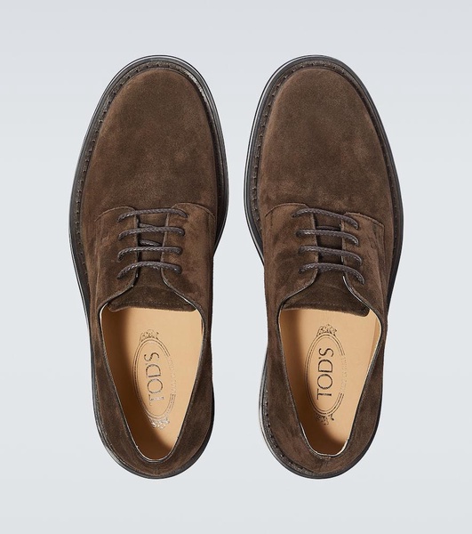 Suede Derby shoes